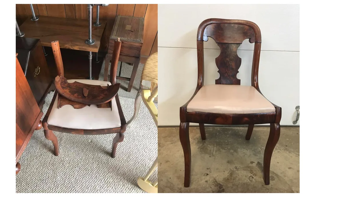 Antique chair restoration